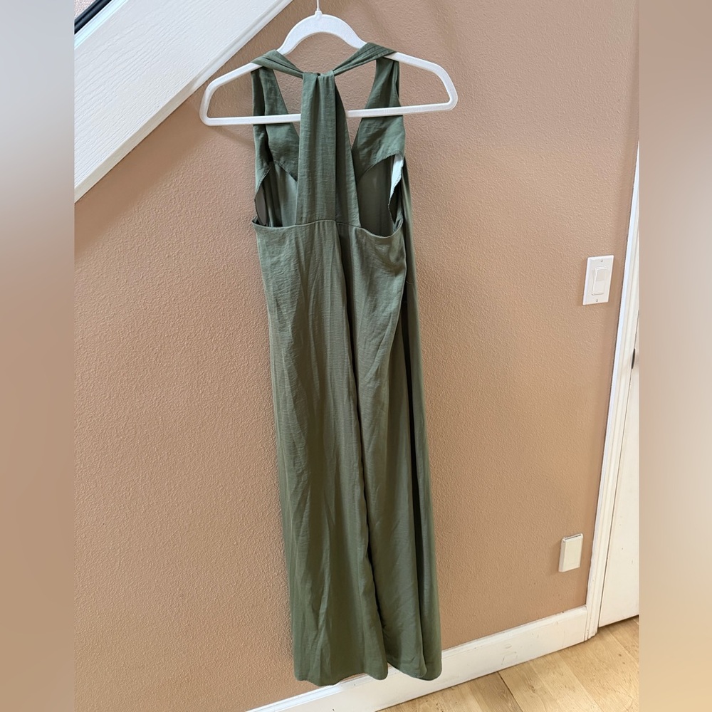 Banana Republic Olive Green Maxi Dress - Picture 2 of 5